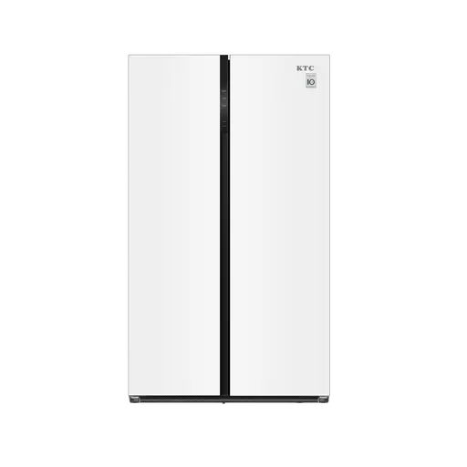 Sin marca NEVERA KTC ESSENZA  BCD-535W SIDE BY SIDE 6.3FT STEEL GLASS DOOR WHITE INVERTER