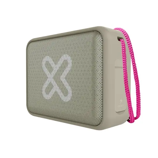 Sin marca BOCINA PORTÁTIL KLIPX NITRO BT5.0/TWS/IPX7 BEIGE (KBS-025BG)
