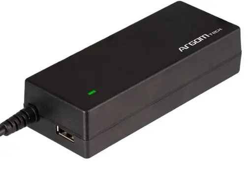 Sin marca ADAPTADOR ARGOM AC DE 90W PARA NOTEBOOK COMPACT DESIGN/1PORT/USB3.0 (ARG-AC-0095)