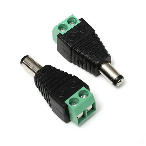 Sin marca ADAPTADOR DC CORD CON PLUG (2.1/5.5MM) ANDS SCREW MALE (DCCORD)