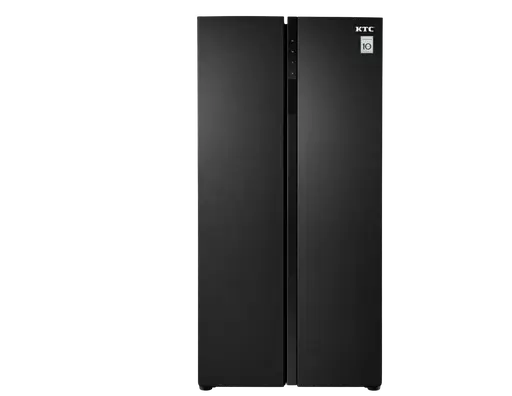 Sin marca NEVERA KTC ESSENZA BCD-456W SIDE BY SIDE 5.8FT STEEL VCM DOOR BLACK-SILVER INVERTER