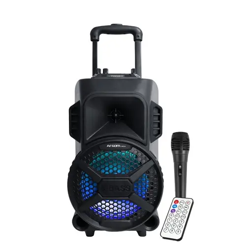 Sin marca BOCINA ARGOM SOUND BASH 78 BT TROLLEY LED LIGHTS (ARG-SP-4078BK)