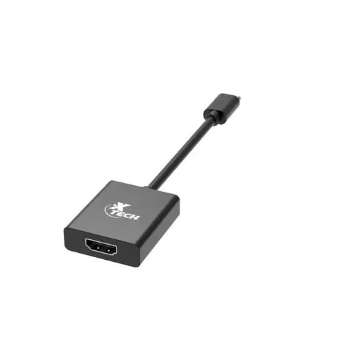 Sin marca ADAPTADOR XTECH VIDEO USB-C MALE TO HDMI FEMALE BLACK (XTC-541)
