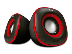 Sin marca BOCINA PARA PC XTECH 2.0 6W/USB/3.5MM RED (XTS-115RD)