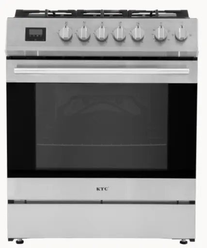 Sin marca ESTUFA KTC ESSENZA 30" CON 5 QUEMADORES DE GAS (F766F5T2G2SME-IX-CC)