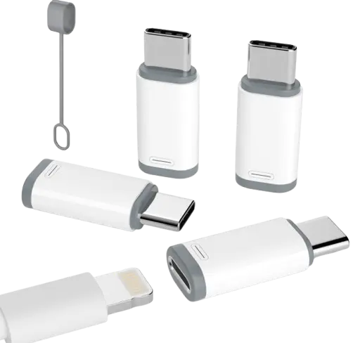 Sin marca ADAPTADOR THOUSOVER LIGHTNING MALE TO USB-C FEMALE (4PAQ) (X0046M5PIB)