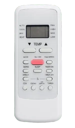 Sin marca CONTROL REMOTO KTC PARA AIRE CEAG15-12CRFN1/RG51A(2)/EU1(17317000A64958)