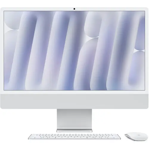 Apple iPhone COMPUTADORA APPLE IMAC 24" M4 10-CORE/24GB/512GB SSD/SILVER (MCR24LL/A)