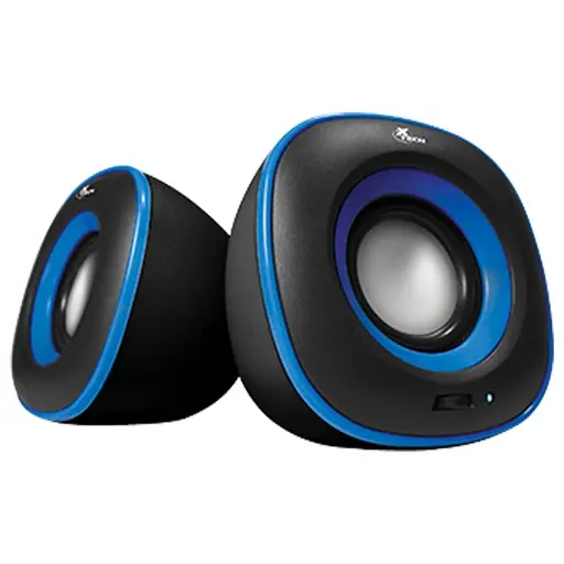Sin marca BOCINA PARA PC XTECH 2.0 6W/USB/3.5MM BLUE (XTS-115BL)