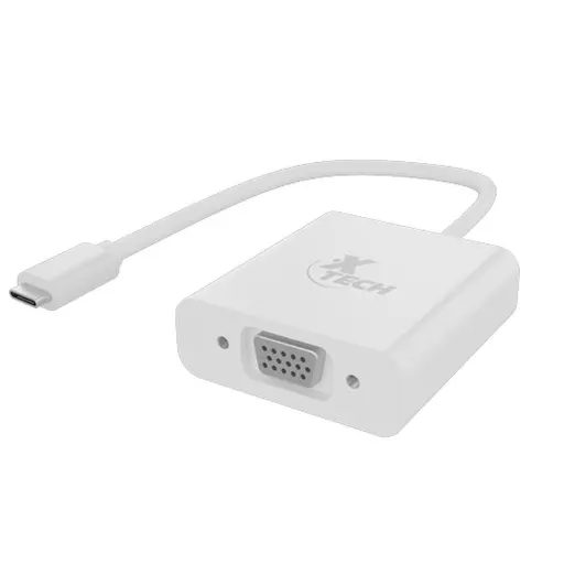 Sin marca ADAPTADOR XTECH USB-C MALE TO VGA FEMALE (XTC-551)